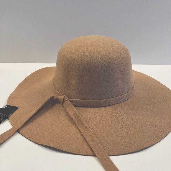 Floppy Hat- Bow Knot- NWT- Dressy Hat - Camel / Tan - NWT - Picture 5 of 9